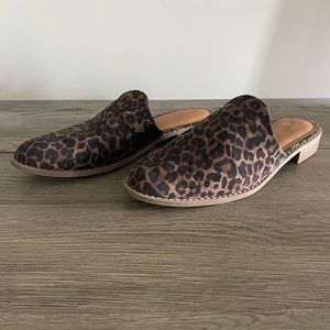 Leopard Mules Size 11